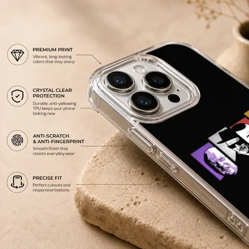 Breaking Bad phone case featuring iconic cast illustration — Info