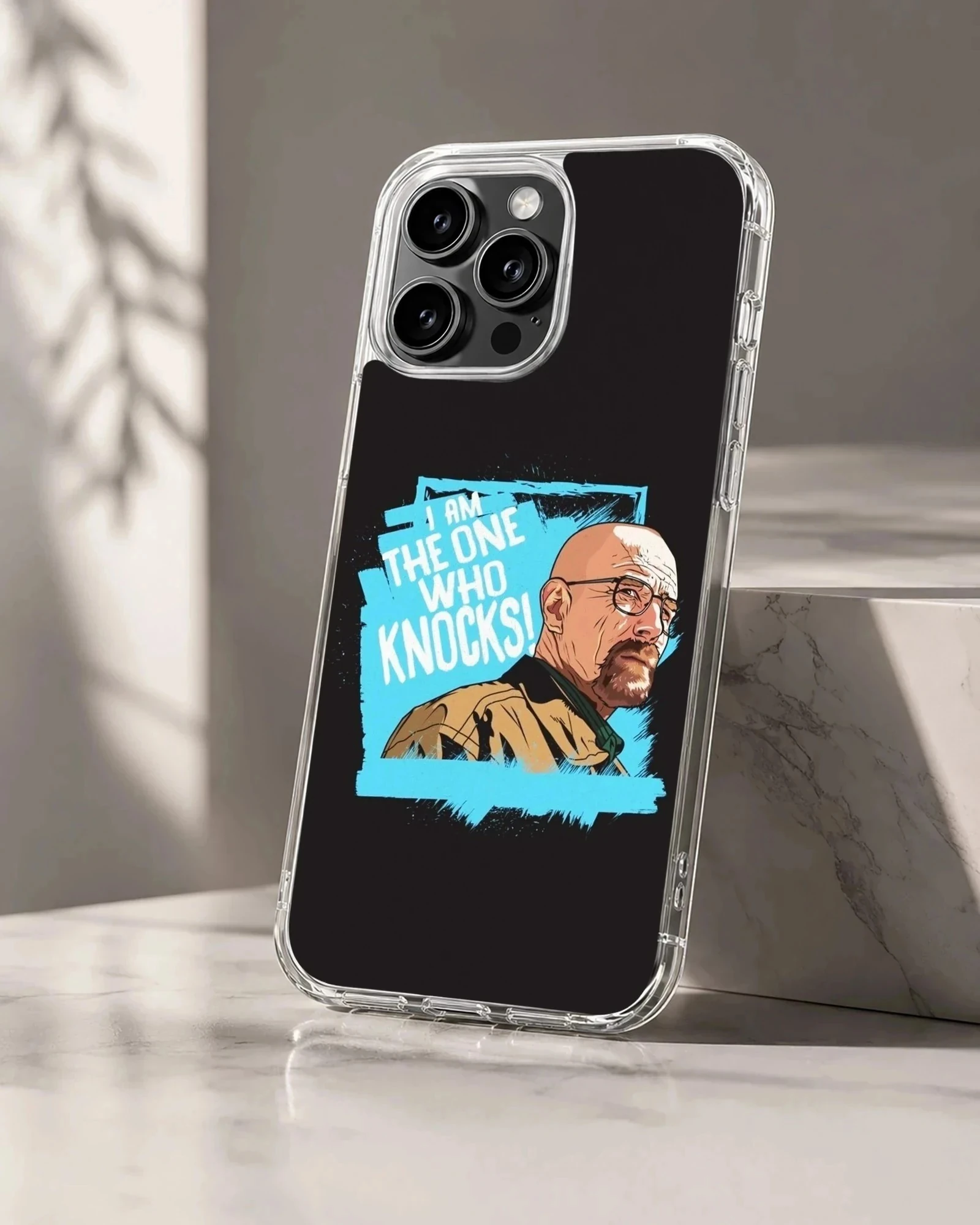Breaking Bad themed phone case featuring iconic TV design