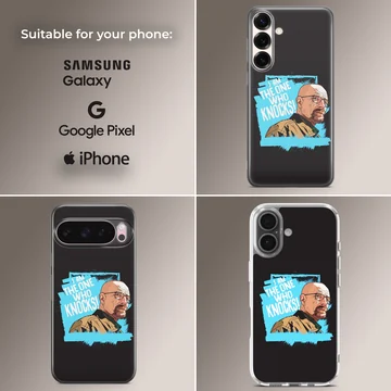 Breaking Bad themed phone case featuring iconic TV design — Collage