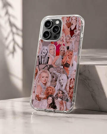 Britney Spears collage design on phone case — Hero