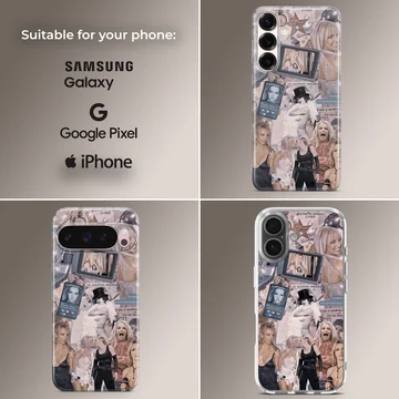 Britney Spears collage artwork on phone case — Collage