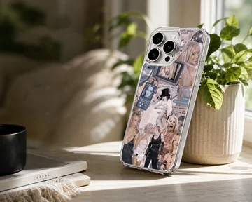 Britney Spears collage artwork on phone case — Lifestyle