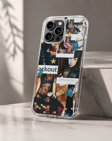 Collage of Britney Spears photo montage phone case — Hero