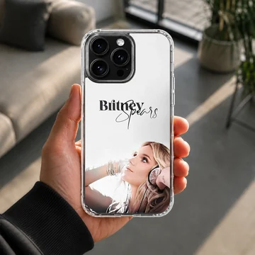 Britney Spears photographic design on a phone case — Lifestyle