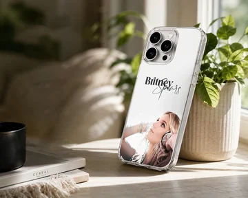 Britney Spears photographic design on a phone case — Lifestyle