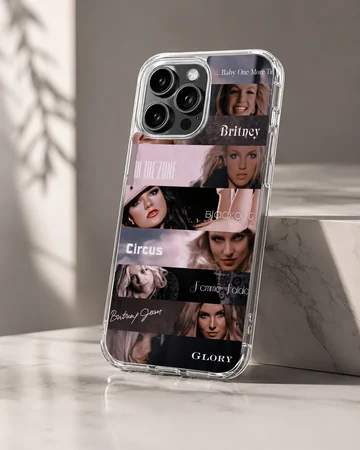 Britney Spears tribute collage on phone case — Hero