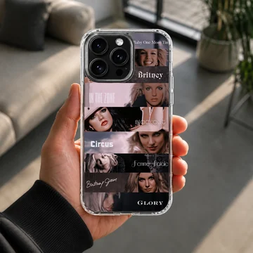 Britney Spears tribute collage on phone case — Lifestyle