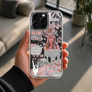 Collage of iconic Britney Spears moments on phone case — Lifestyle