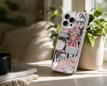 Collage of iconic Britney Spears moments on phone case — Lifestyle