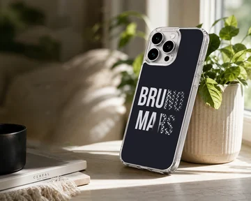 Bruno Mars bold black and white typography phone case — Lifestyle