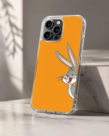 Playful Bugs Bunny cartoon design on phone case