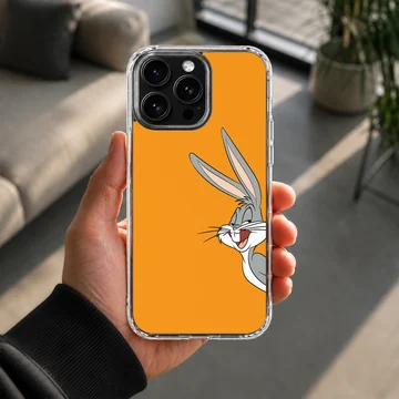 Playful Bugs Bunny cartoon design on phone case — Lifestyle