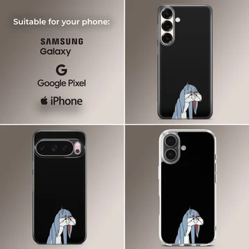 Bugs Bunny illustration on a phone case depicting the classic cartoon character. — Collage