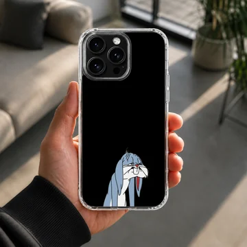 Bugs Bunny illustration on a phone case depicting the classic cartoon character. — Lifestyle