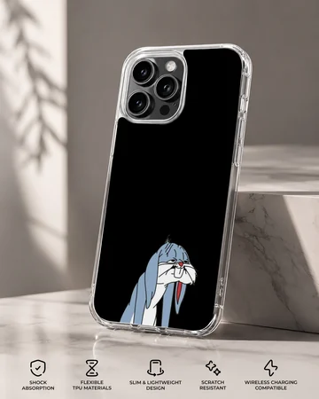 Bugs Bunny illustration on a phone case depicting the classic cartoon character. — Specs
