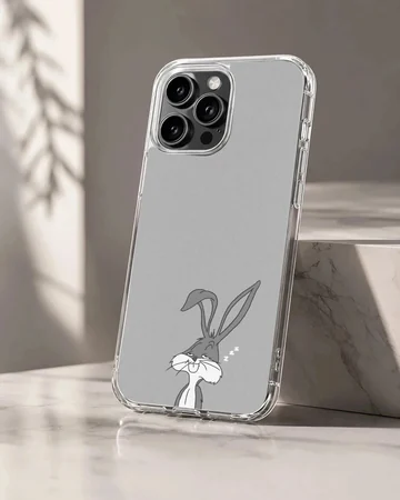 Bugs Bunny design phone case with playful cartoon image