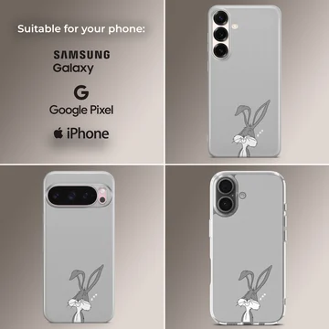 Bugs Bunny design phone case with playful cartoon image — Collage