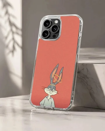 Phone case featuring Bugs Bunny in a playful cartoon design