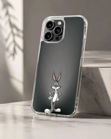 Playful Bugs Bunny cartoon artwork on phone case