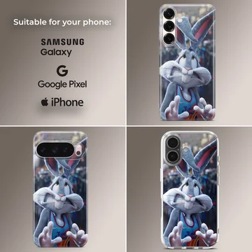 Bugs Bunny cartoon artwork printed on phone case — Collage