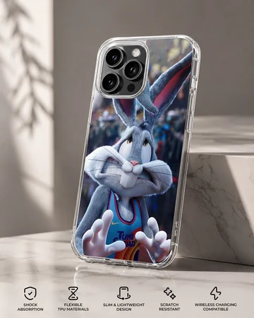 Bugs Bunny cartoon artwork printed on phone case — Specs