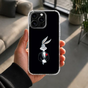 Bugs Bunny in a tuxedo digital illustration phone case — Lifestyle