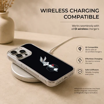 Bugs Bunny in a tuxedo digital illustration phone case — Charging