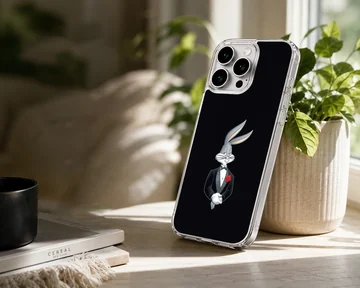 Bugs Bunny in a tuxedo digital illustration phone case — Lifestyle