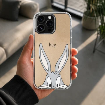 Bugs Bunny cartoon with playful expression phone case — Lifestyle