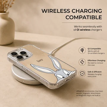 Bugs Bunny cartoon with playful expression phone case — Charging