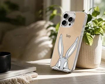 Bugs Bunny cartoon with playful expression phone case — Lifestyle