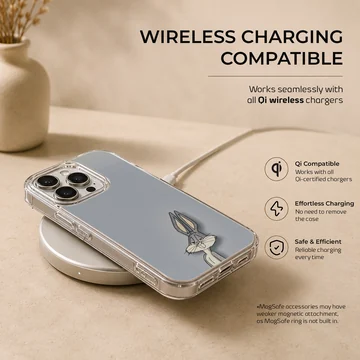 Bugs Bunny cartoon design on phone case — Charging