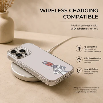Bugs Bunny cartoon design on phone case — Charging