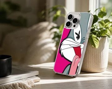 Bugs Bunny with a playful expression on phone case — Lifestyle