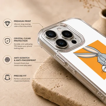 Bugs Bunny illustration on phone case — Info