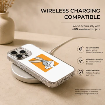 Bugs Bunny illustration on phone case — Charging
