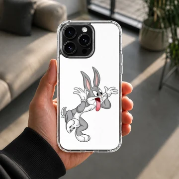 Bugs Bunny cartoon design phone case with a playful pose. — Lifestyle