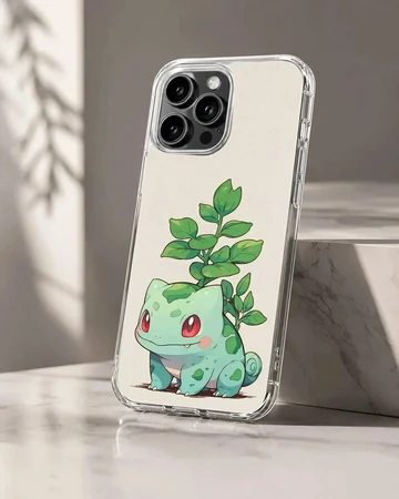 Bulbasaur cartoon design on phone case