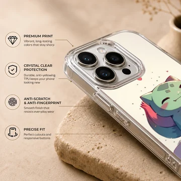Adorable Bulbasaur cartoon artwork on phone case — Info