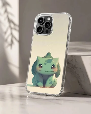 Bulbasaur cartoon character on phone case