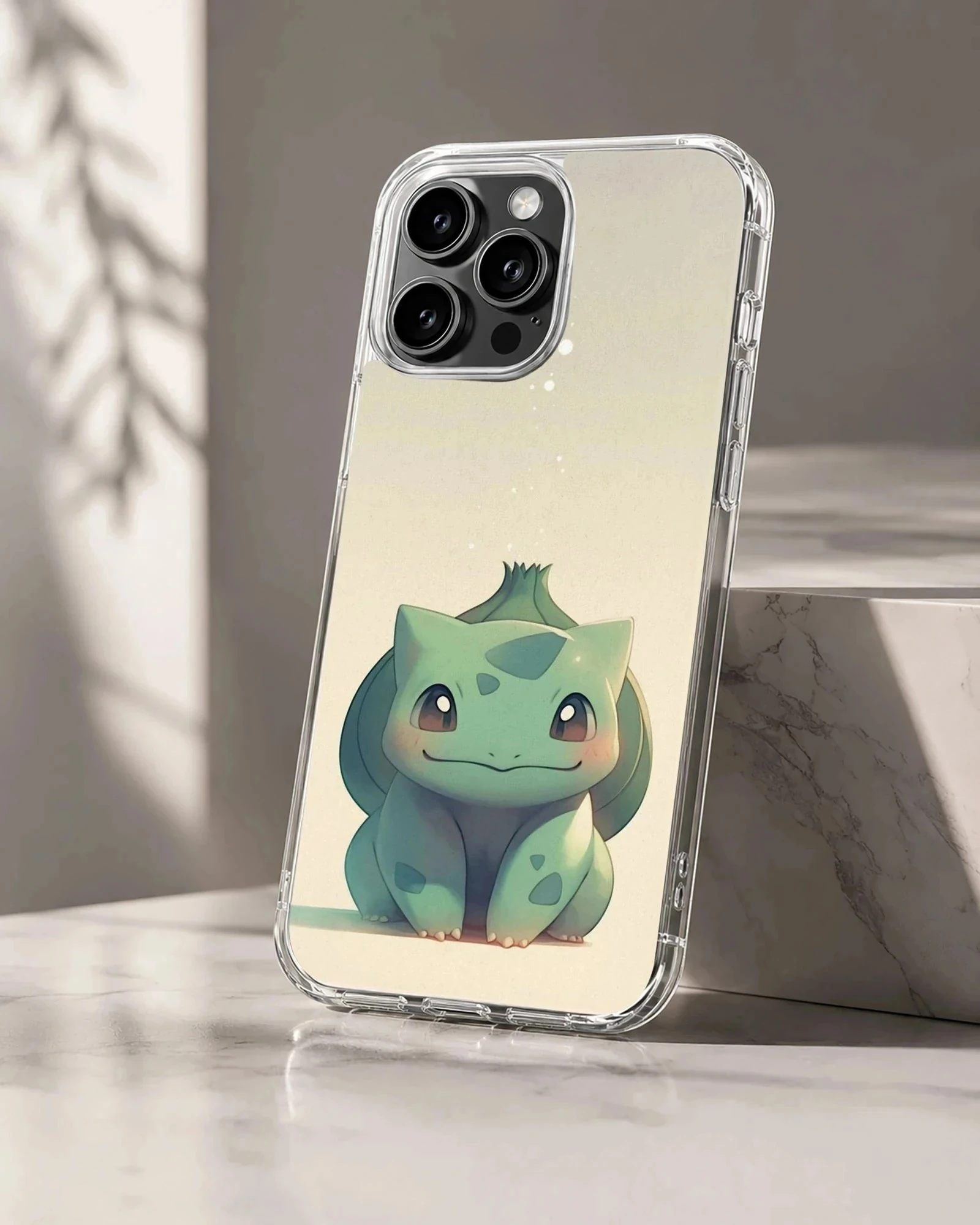 Bulbasaur cartoon character on phone case