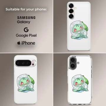 Bulbasaur cartoon design printed on phone case — Collage
