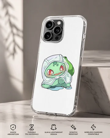 Bulbasaur cartoon design printed on phone case — Specs