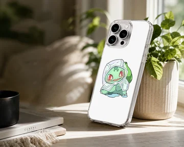 Bulbasaur cartoon design printed on phone case — Lifestyle