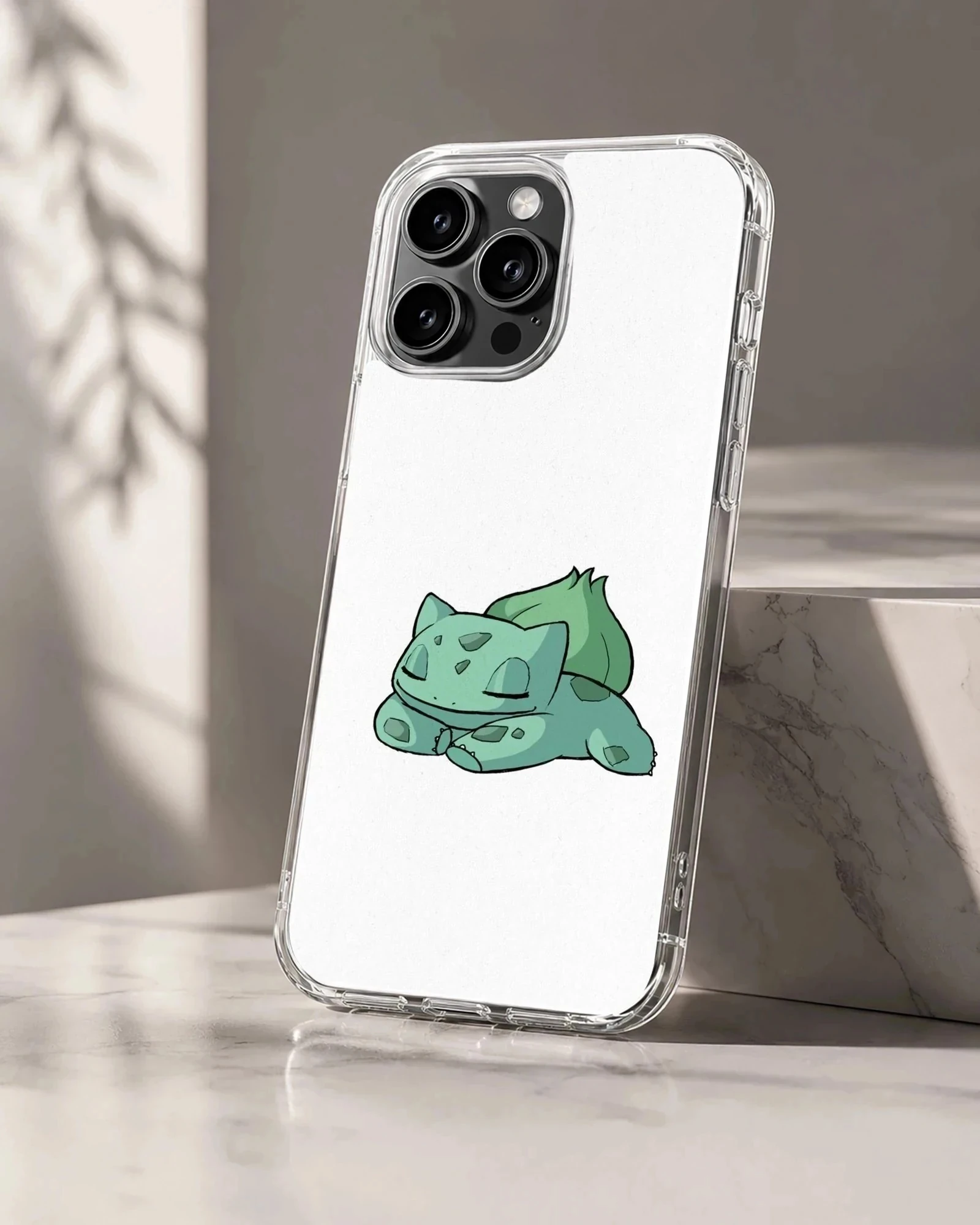 Bulbasaur digital illustration on phone case