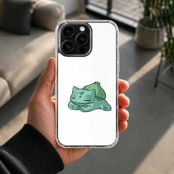 Bulbasaur digital illustration on phone case — Lifestyle