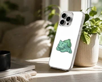 Bulbasaur digital illustration on phone case — Lifestyle