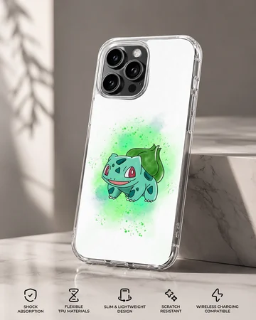 Bulbasaur cartoon design on phone case — Specs