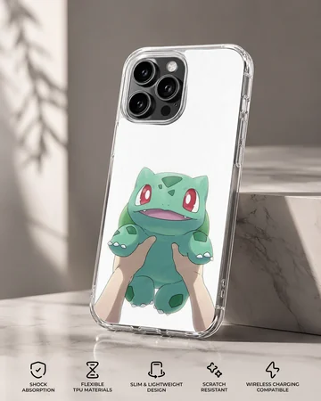 Bulbasaur cartoon design on phone case — Specs