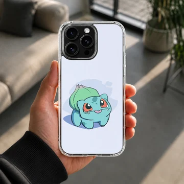 Playful Bulbasaur cartoon design phone case — Lifestyle
